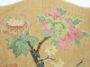 A Late 19th C Hand Embroidered & Appliquéd Screen With Exotic Birds & Flowers