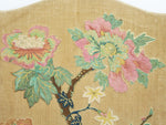 A Late 19th C Hand Embroidered & Appliquéd Screen With Exotic Birds & Flowers