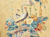 A Late 19th C Hand Embroidered & Appliquéd Screen With Exotic Birds & Flowers