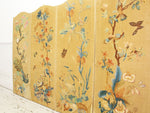 A Late 19th C Hand Embroidered & Appliquéd Screen With Exotic Birds & Flowers