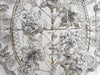 A Very Large Early 20th C Floral & Leaf White Beaded Wreath (A)