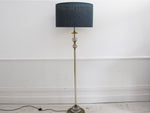 1920's French Glass and Brass Floor Light