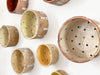 Late 19th C French Glazed Terracotta Cheese Moulds