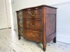 An Antique French Serpentine Fronted Cherry Wood Commode