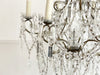 A 19th Century French Crystal Six Light Chandelier