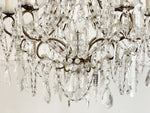 A 19th Century French Crystal Six Light Chandelier