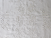 Bolster - Antique French White on White Embroidery on Linen Bolster by Charlotte Casadéjus
