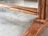 An early 20th Century French Oak Trestle Table