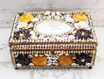 A Napoleon III Shell Covered Jewellery Box