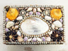 A Napoleon III Shell Covered Jewellery Box