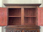 A 17th C French Walnut Louis XIII Four Door Two Drawer Cupboard