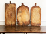 Three Large Antique French Chopping Boards - Sold Separately