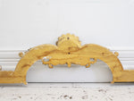 A 19th Century Carved Wood Gilt Wall Decoration with Shell