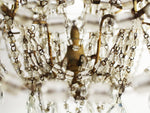 A 19th C Italian Crystal & Cut Glass Chandelier