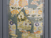 A Set of Six Framed Antique Japanese Silk Obi Wall Panels