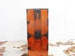 A Late 19th C Japanese Two Part Tansu Chest