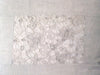 An antique French linen and lace 50cm square cushion