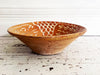 A Large Antique French Slipware Terracotta Bowl