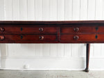 A Magnificent 19th C Mahogany Library Table from Royal College of Surgeons, London