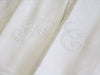 Spanish Embroidered Sheet with Large Monogram 'JC' with Matching Pillowcases