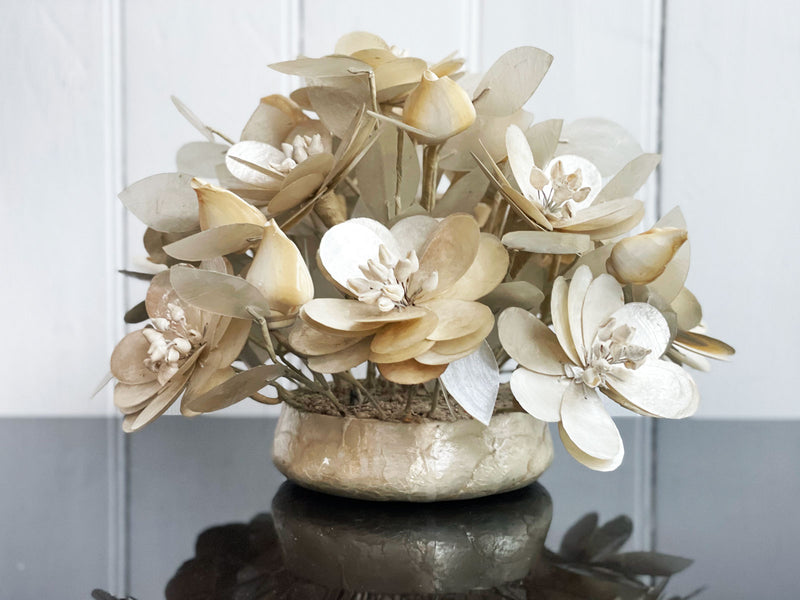 A 1960's French Mother of Pearl Flower Bouquet