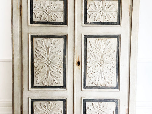A 19th Century Painted & Carved Italian Armoire