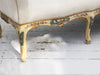 A Large Circa 1800 Venetian Painted Sofa with Camel Back & Serpentine Front