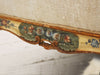 A Large Circa 1800 Venetian Painted Sofa with Camel Back & Serpentine Front