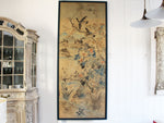 An Very Large Early 19th C Chinese Painted Organza Panel