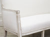 An Antique French Directoire White Painted Sofa
