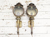 A 19th C Pair of Wall Mounted Brass Porch Lights