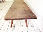 An Early 20th Century Primitive Pine Bench