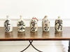 Five Late 19th C Japanese Saki Ceramic Bottles - Sold Separately