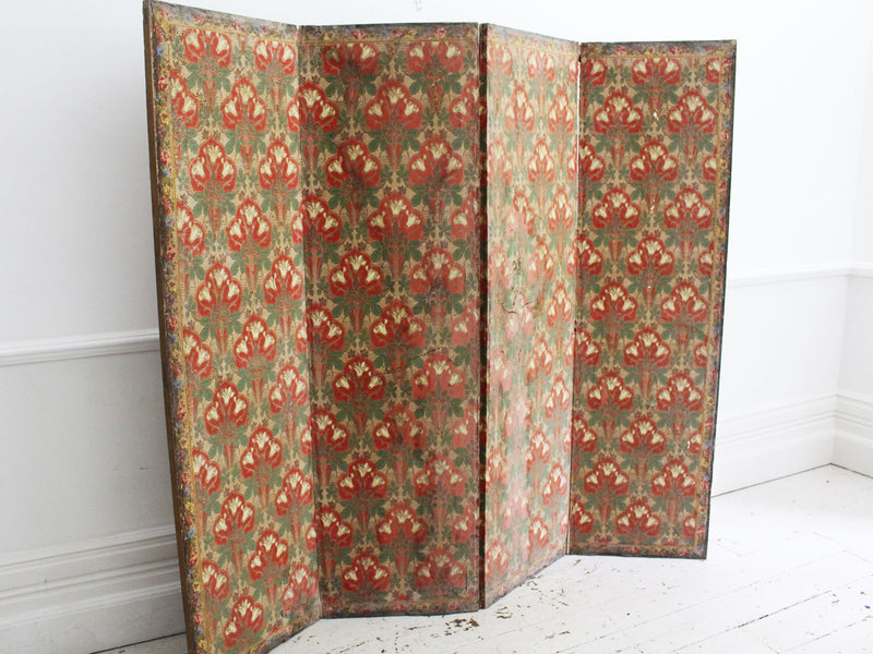 Art Deco French Decorative Paper on Hessian Screen