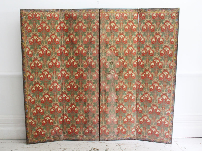 Art Deco French Decorative Paper on Hessian Screen