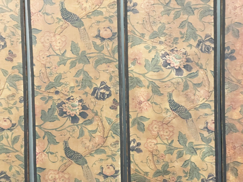 A Set of Six Antique French Birds of Paradise Panels