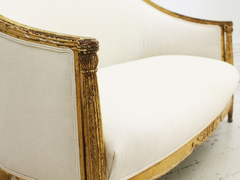 An Early 19th Century Curved French Sofa