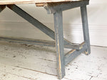 An Early 20th C Spanish Painted Trestle Table