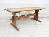 An 1800 Swedish Pine Trestle Dining Table