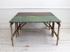 A 1930's Trestle Table with Original Paint Red