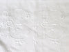 Huge Antique French Monogrammed Hand Embroidered Linen Sheet 'BB'