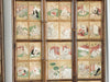 Four Hand Painted 19th C Japanese Panels
