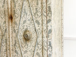 A 19th C Painted Florentine Armoire with Bird & Lion Decoration