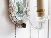 A Charming Pair of Antique Venetian Mirrored Wall Lights