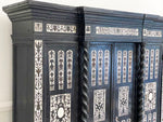 A 19th Italian Decorative Ebonised Ivory Inlay Cupboard