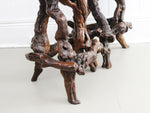 A Pair of Late 19th C Burr Root Side Tables with Leather Tops