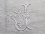 J 30cm Cushion - Antique French 'J' Monogram P30129