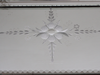 1940s Etched French Deco Mirrored Tray with Aluminium Handles
