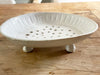 NEW STOCK Kate Monckton White Little Feet Round Fruit Colander