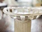 Kate Monckton White Ceramic Fruit Bowl on Stand